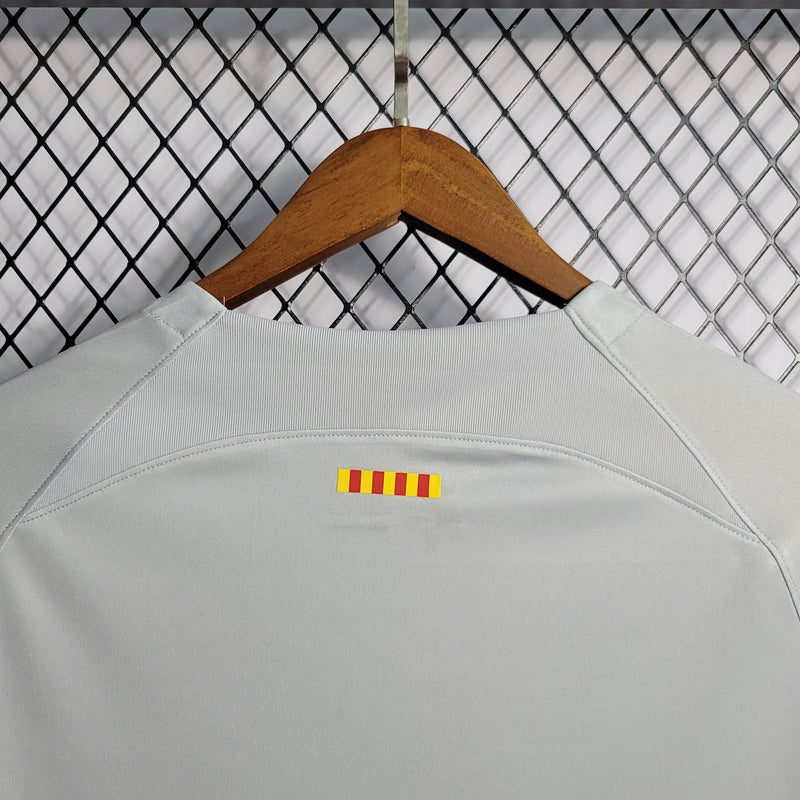 CAMISA DO BARCELONA 22/23 BRANCO