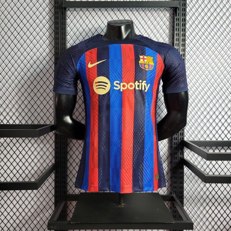 CAMISA DO BARCELONA 22/23 TRADICIONAL VERSÃO PLAYER