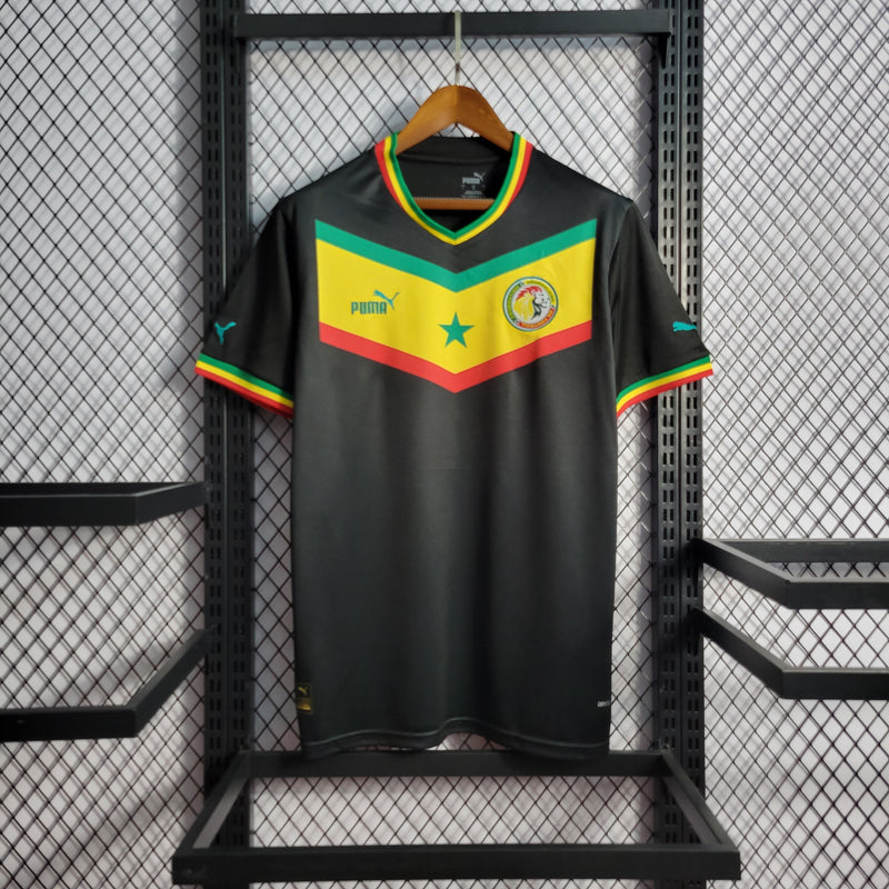 CAMISA DA SELEÇÃO DO SENEGAL 22/23 BLACK