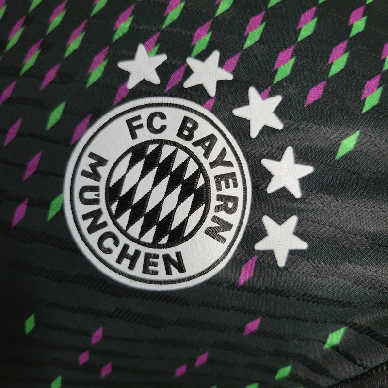 CAMISA DO BAYERN MUNCHEM 23/24 BLACK VERSÃO PLAYER