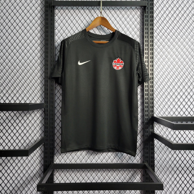 CAMISA DA SELEÇÃO DO CANADA 22/23 PRETO