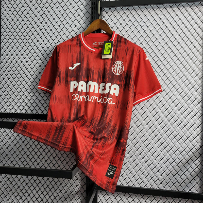 CAMISA DO VILLARREAL 22/23 VERMELHO