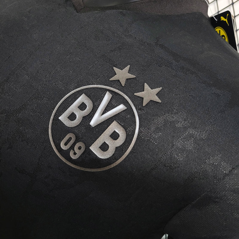 CAMISA DO BORUSSIA DORTMUND 23/24 BLACK EDIÇÃO ESPECIAL VERSÃO PLAYER