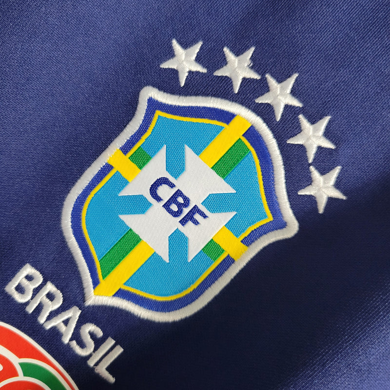 CAMISA DA SELEÇÃO DO BRASIL 22/23 POLO AZUL ROYAL