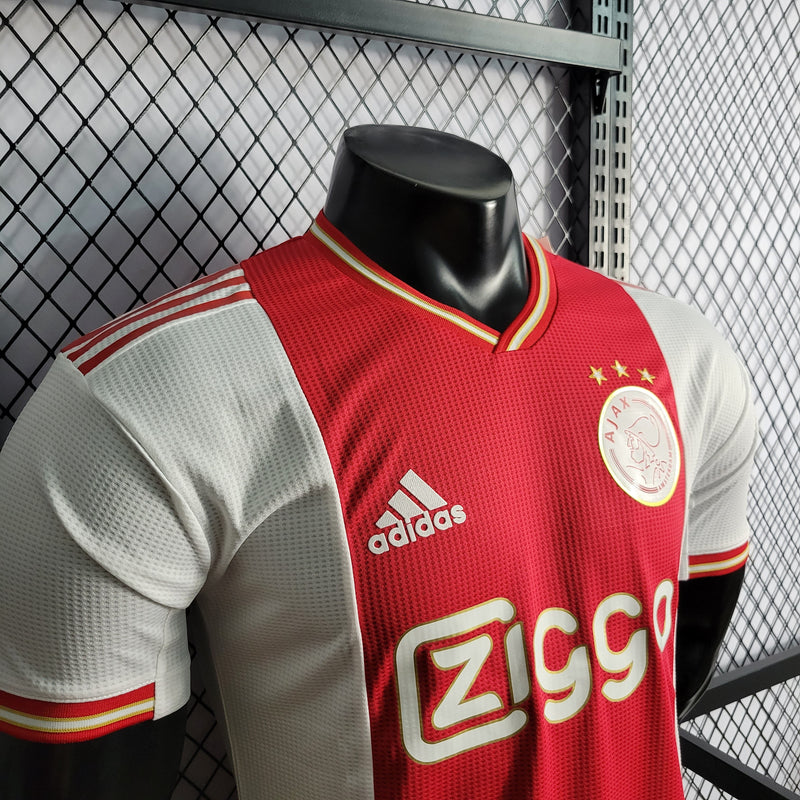 CAMISA DO AJAX 22/23 TRADICIONAL VERSÃO PLAYER