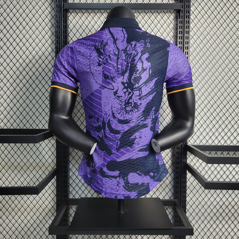 CAMISA DO MANCHESTER CITY 23/24 ROXO EDIÇÃO ESPECIAL VERSÃO JOGADOR