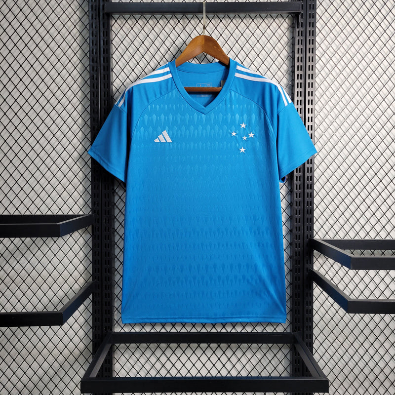 CAMISA DO CRUZEIRO 23/24 AZUL GOLEIRO