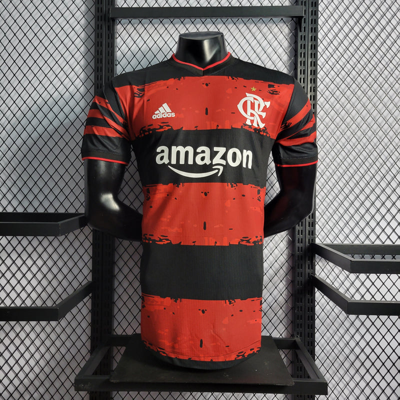 CAMISA DO FLAMENGO 22/23 VERMELHO COMEMORATIVA VERSÃO PLAYER