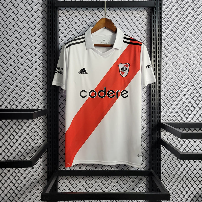 CAMISA DO RIVER PLATE 22/23 BRANCO E VERMELHO