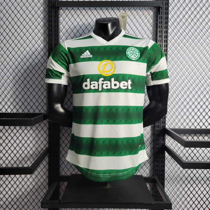 CAMISA DO CELTIC 22/23 BRANCO E VERDE VERSÃO JOGADOR