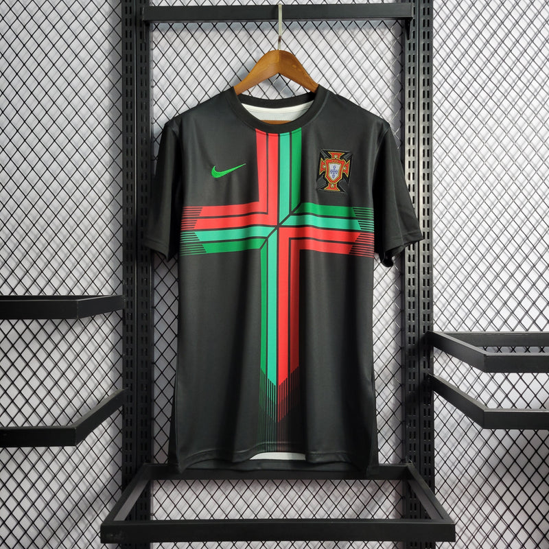 CAMISA DA SELEÇÃO DE PORTUGAL 22/23 BLACK COMEMORATIVA