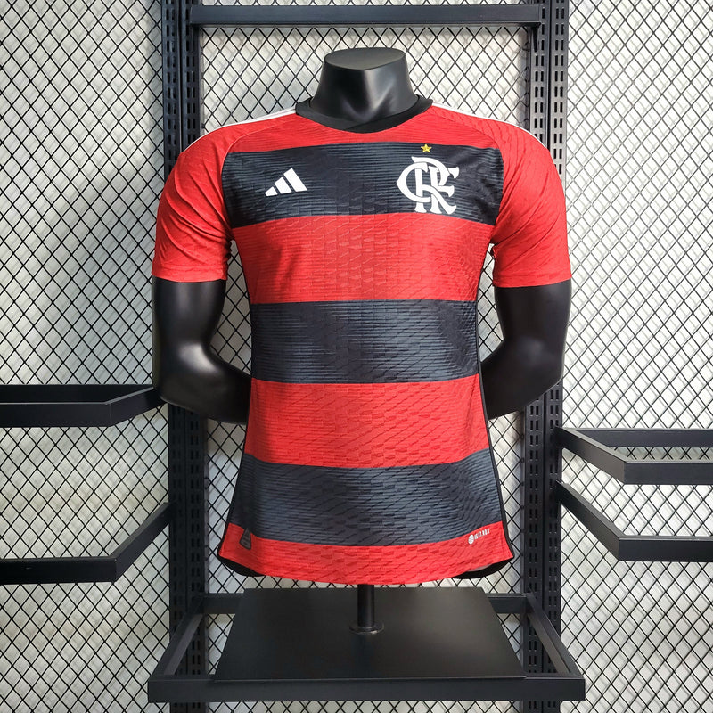 CAMISA DO FLAMENGO I 23/24 VERMELHO VERSÃO PLAYER