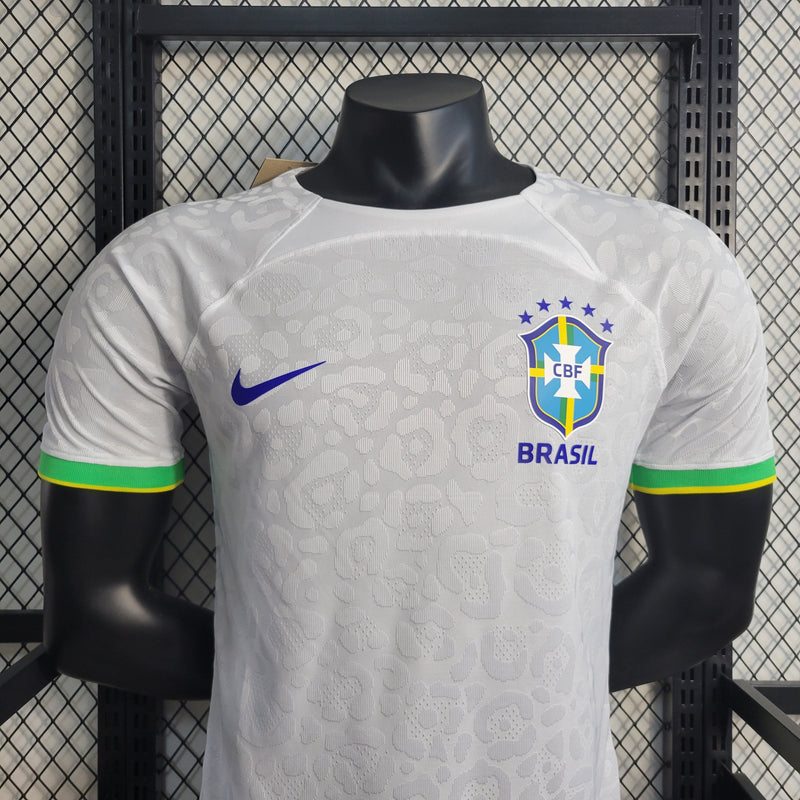 CAMISA DA SELEÇÃO DO BRASIL 22/23 BRANCO VERSÃO PLAYER