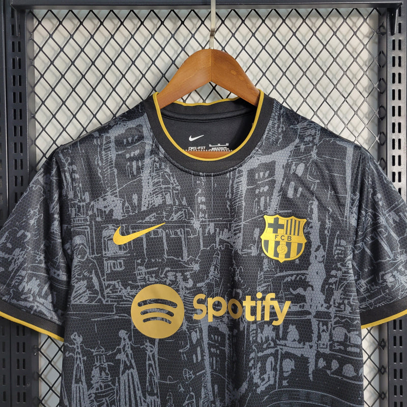 CAMISA DO BARCELONA 23/24 BLACK CONCEPT