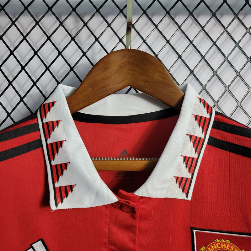 CAMISA FEMININA DO MANCHESTER UNITED 23/24 VERMELHO