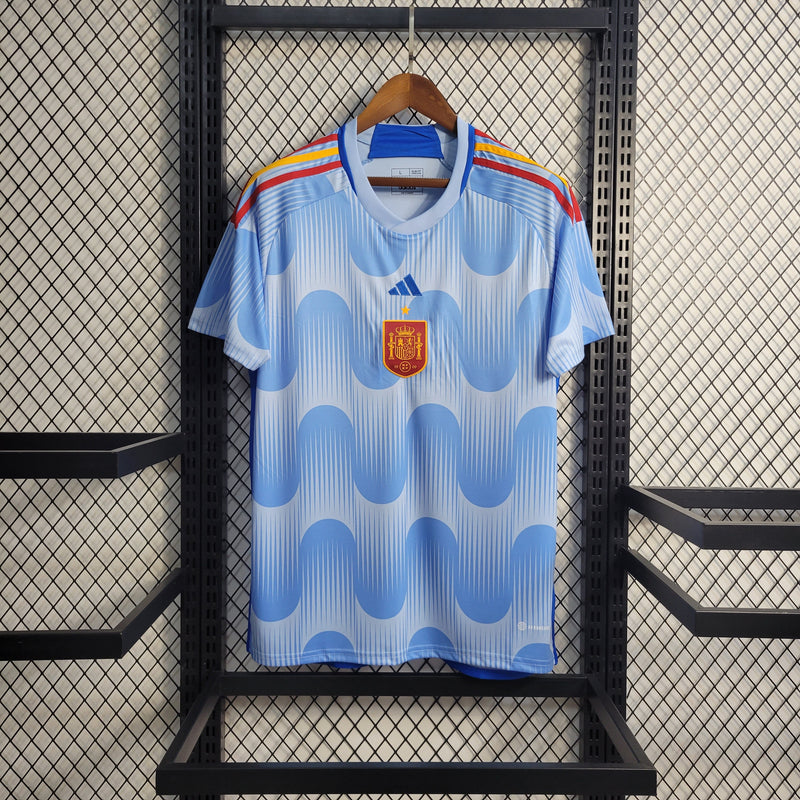 CAMISA DA SELEÇÃO DA ESPANHA 22/23 AZUL