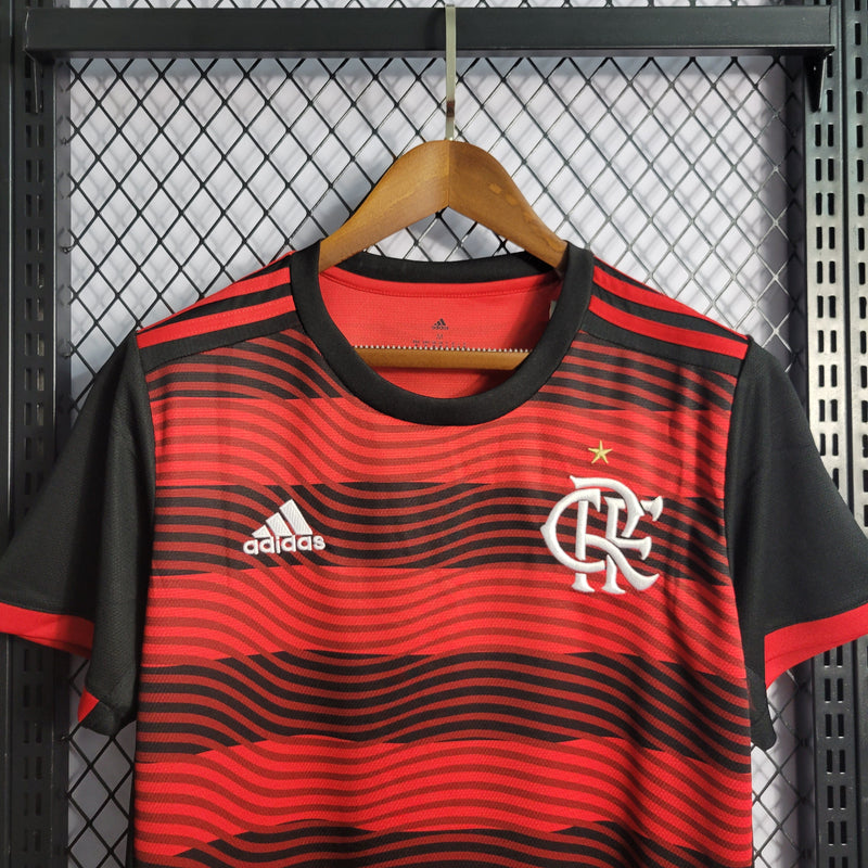 CAMISA DO FLAMENGO I 22/23 VERMELHO E PRETO