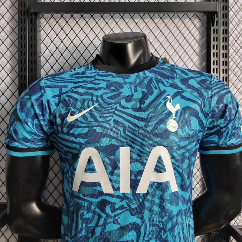 CAMISA DO TOTTENHAN 22/23 AZUL FIELD VERSÃO PLAYER