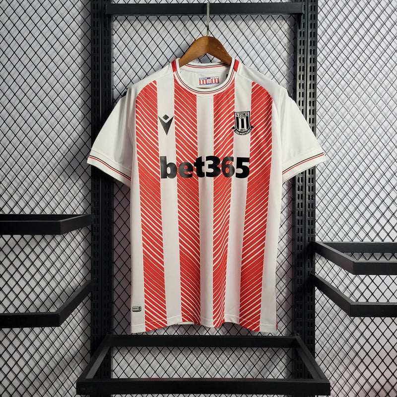 CAMISA DO STOKE CITY 23/24 VERMELHO