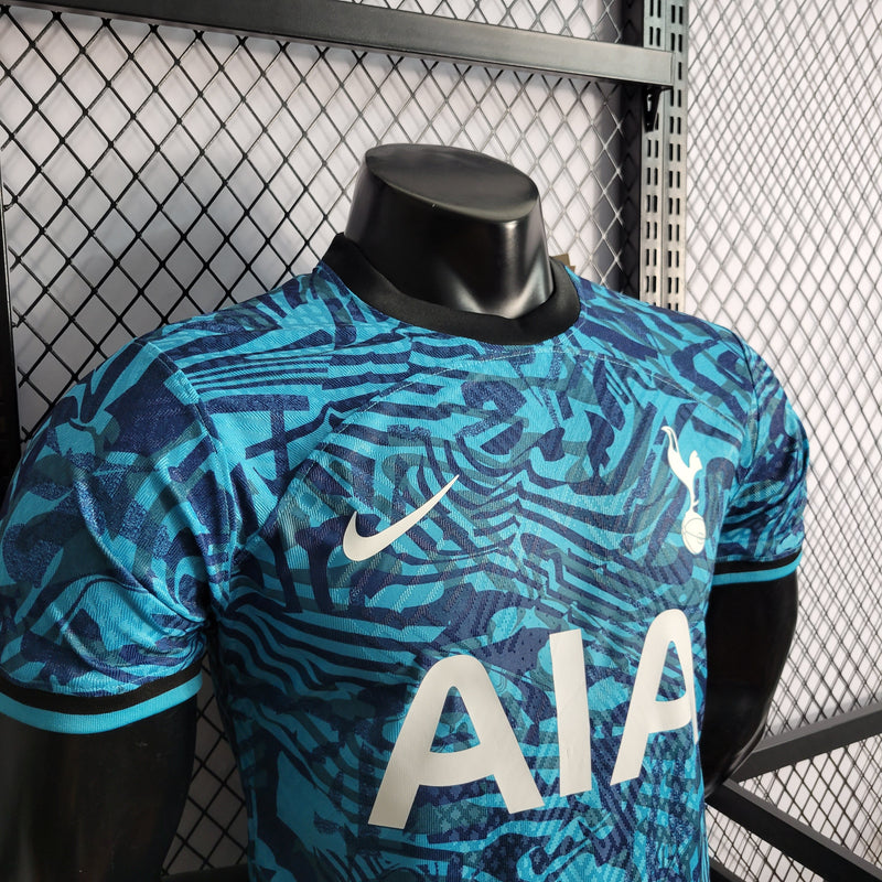 CAMISA DO TOTTENHAN 22/23 AZUL FIELD VERSÃO PLAYER