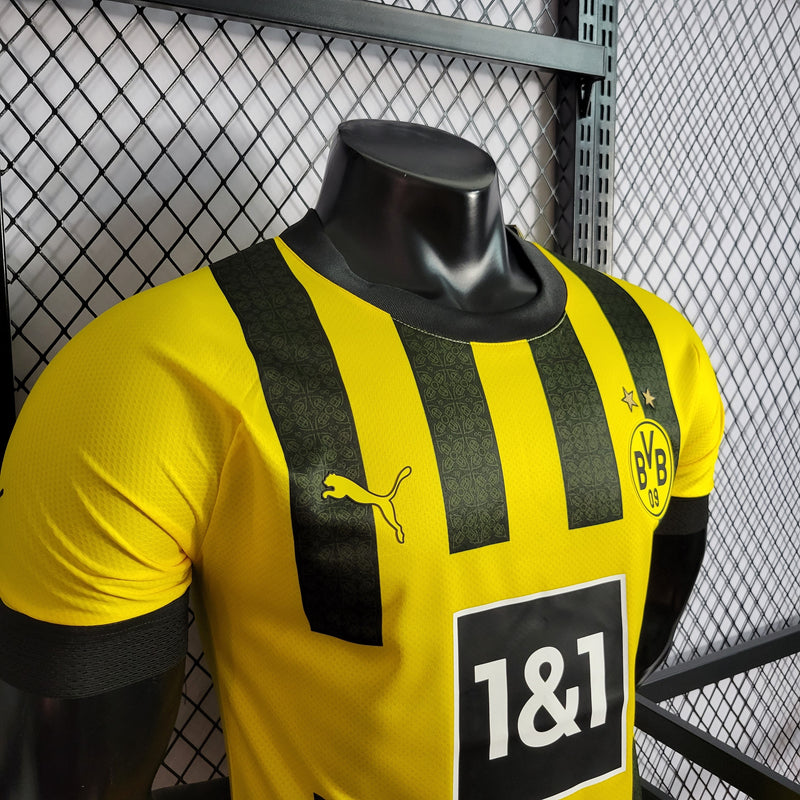 CAMISA DO BORUSSIA DORTMUND 22/23 AMARELO VERSÃO PLAYER