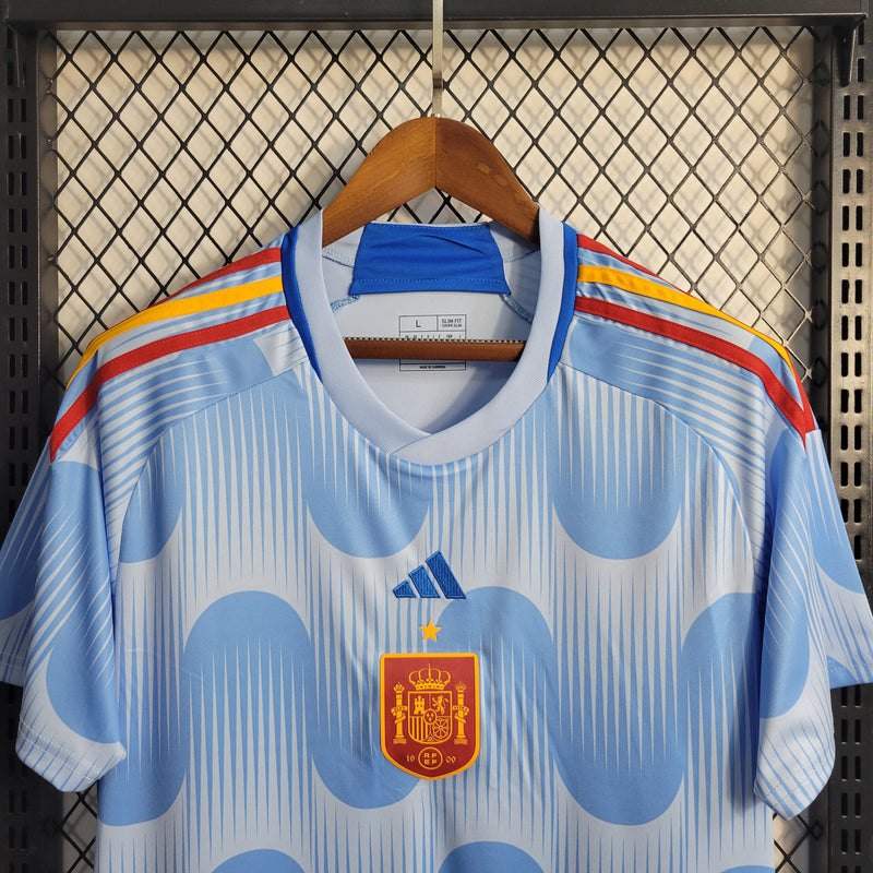 CAMISA DA SELEÇÃO DA ESPANHA 22/23 AZUL