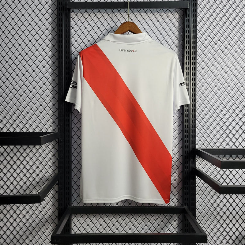 CAMISA DO RIVER PLATE 22/23 BRANCO E VERMELHO