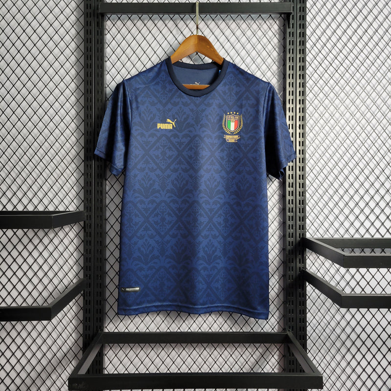 CAMISA DA SELEÇÃO DA ITALIA 22/23 AZUL ROYAL EDIÇÃO ESPECIAL