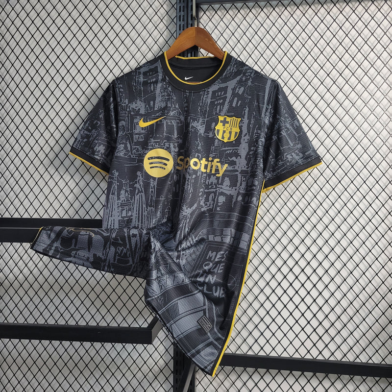 CAMISA DO BARCELONA 23/24 BLACK CONCEPT