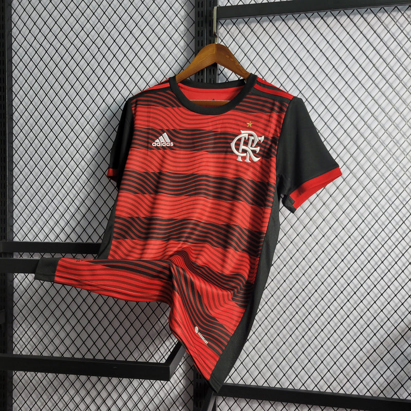 CAMISA DO FLAMENGO I 22/23 VERMELHO E PRETO