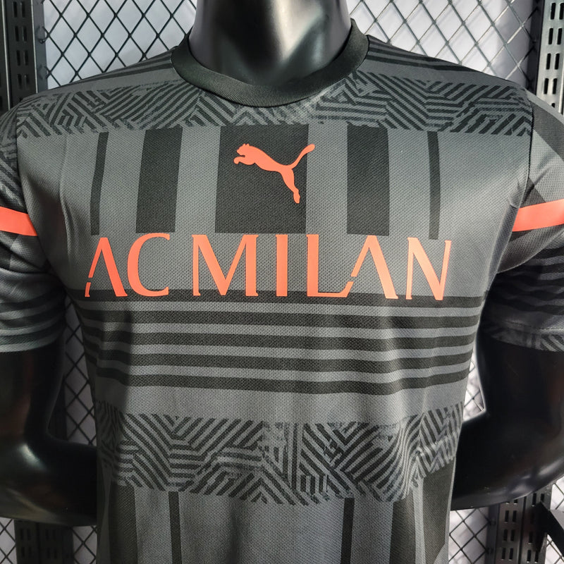 CAMISA DO MILAN 22/23 BLACK VERSÃO PLAYER