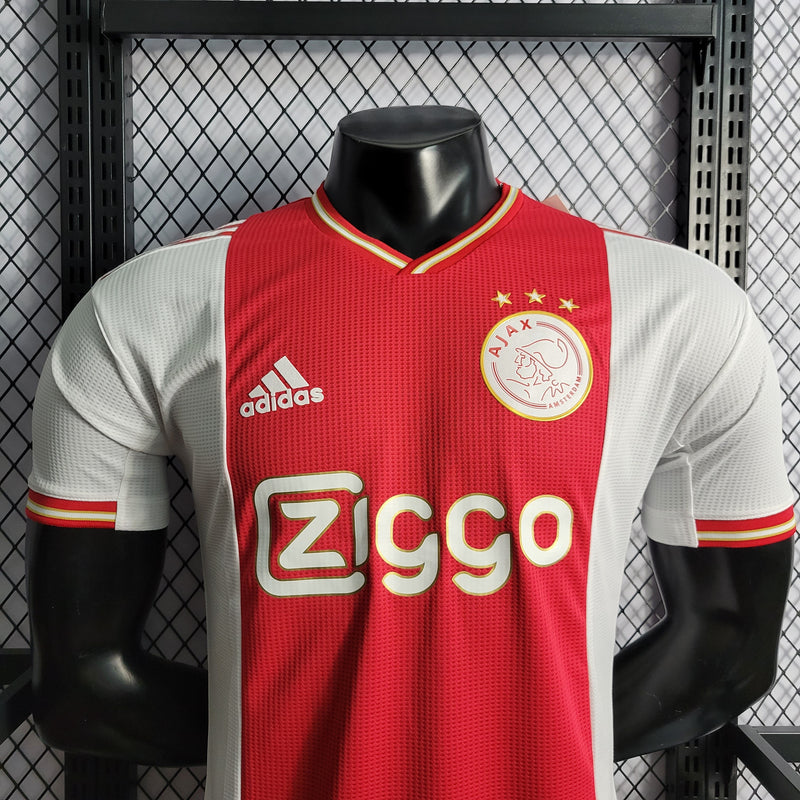 CAMISA DO AJAX 22/23 TRADICIONAL VERSÃO PLAYER