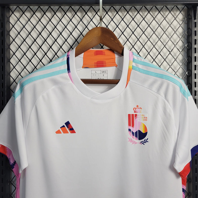 CAMISA DA SELEÇÃO DA BELGICA 22/23 BRANCO