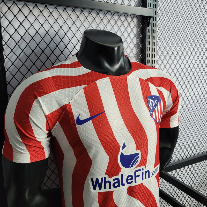 CAMISA DO ATLETICO DE MADRID 22/23 TRADICIONAL VERSÃO PLAYER