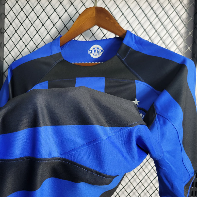 CAMISA DO INTER DE MILÃO 22/23 AZUL E PRETO