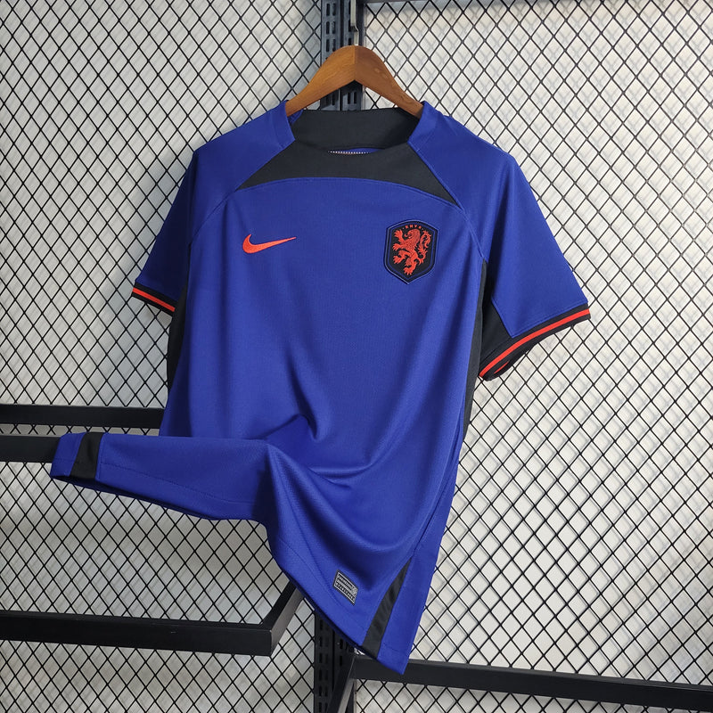 CAMISA DA SELEÇÃO DA HOLANDA 22/23 AZUL