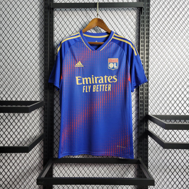 CAMISA DO LYON 22/23 AZUL