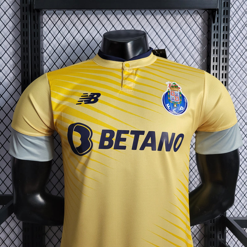 CAMISA DO PORTO 22/23 AMARELO VERSÃO PLAYER