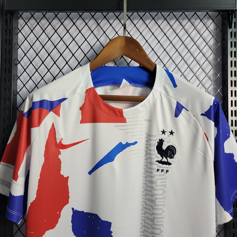 CAMISA DA SELEÇÃO DA FRANÇA 22/23 MULTICOLOR TREINO