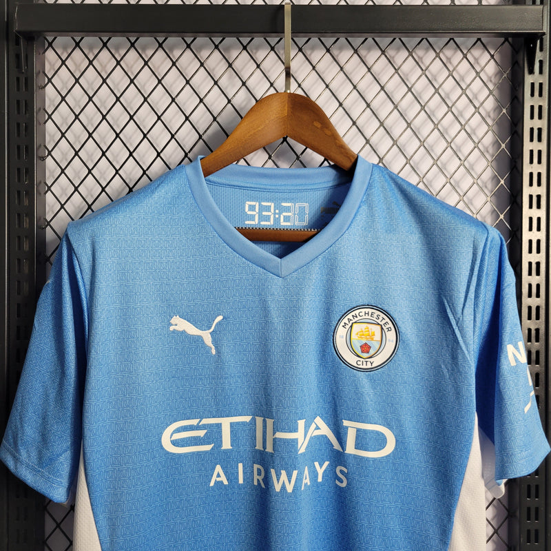 CAMISA DO MANCHESTER CITY 21/22 AZUL TRADICIONAL