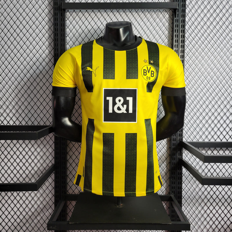 CAMISA DO BORUSSIA DORTMUND 22/23 AMARELO VERSÃO PLAYER