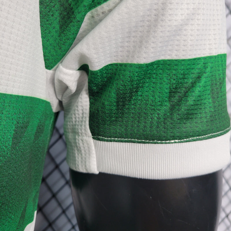 CAMISA DO CELTIC 22/23 BRANCO E VERDE VERSÃO JOGADOR