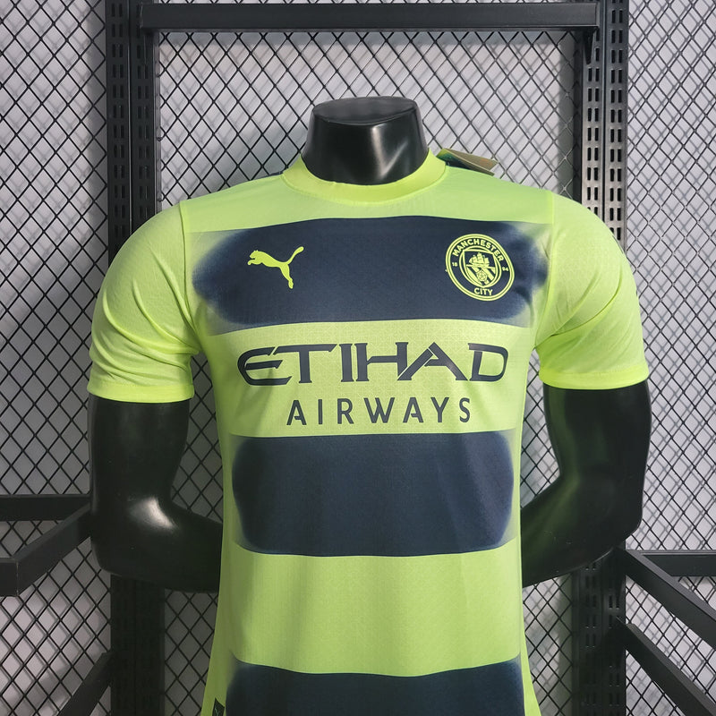 CAMISA DO MANCHESTER CITY 23/24 VERDE JOGADOR VERSÃO JOGADOR