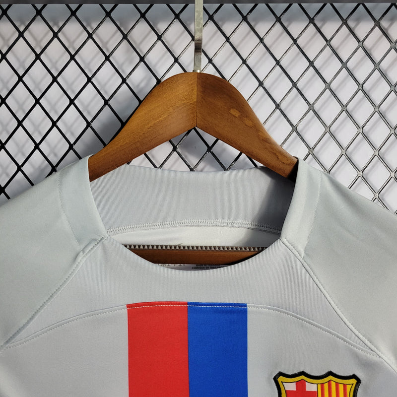 CAMISA DO BARCELONA 22/23 BRANCO