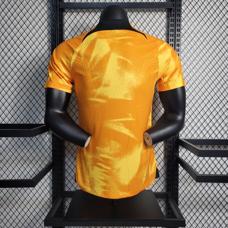 CAMISA DA SELEÇÃO DA HOLANDA 22/23 LARANJA VERSÃO PLAYER