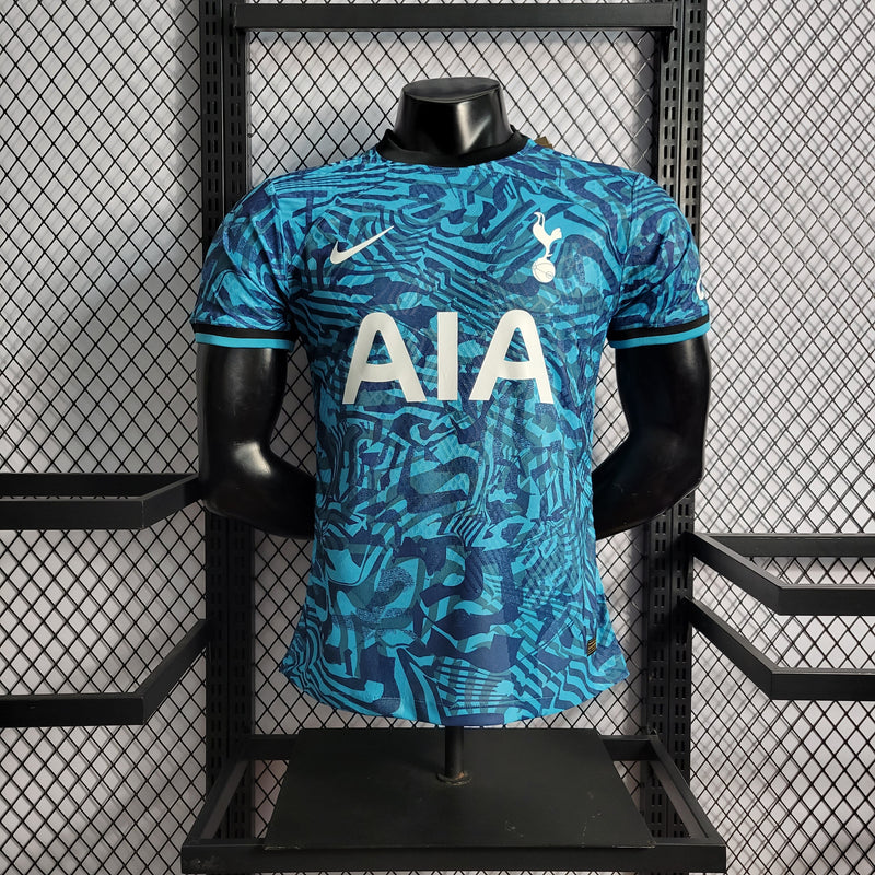 CAMISA DO TOTTENHAN 22/23 AZUL FIELD VERSÃO PLAYER