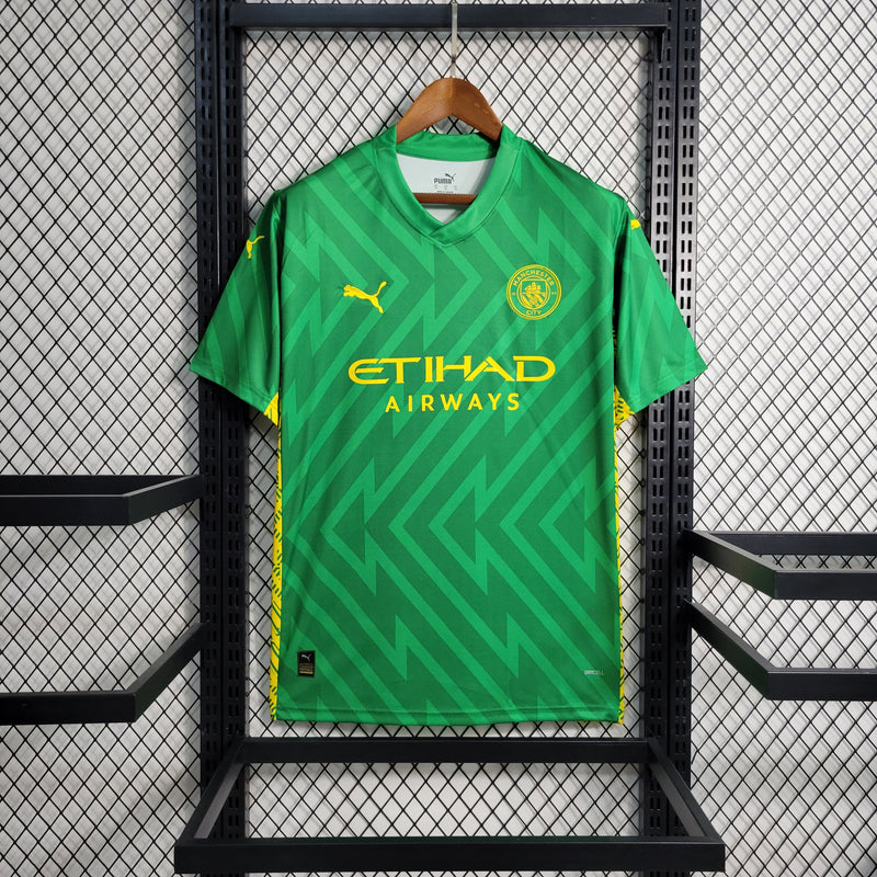 CAMISA DO MANCHESTER CITY 23/24 VERDE GOLEIRO