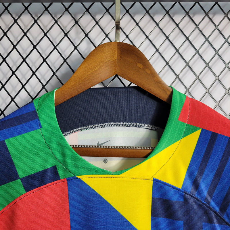 CAMISA DA SELEÇÃO DE PORTUGAL 22/23 MULTICOLOR TREINO