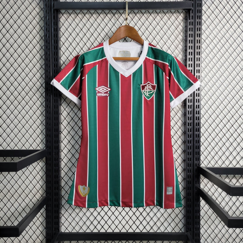 CAMISA FEMININA DO FLUMINENSE 23/24 TRICOLOR