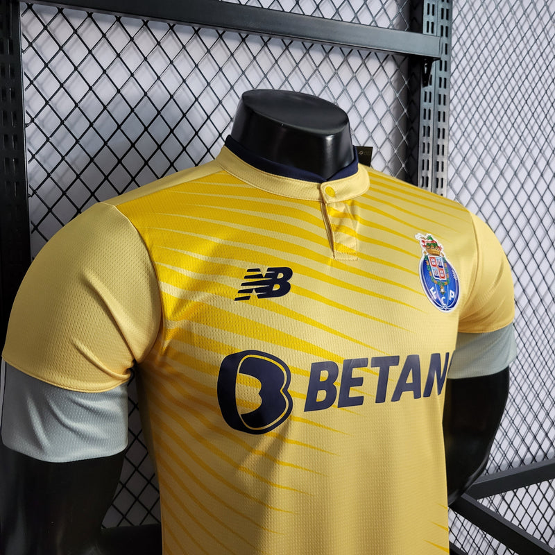 CAMISA DO PORTO 22/23 AMARELO VERSÃO PLAYER